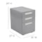 Flash Furniture 3 Drawer Filing Cabinet, Gray HZ-AP535-01-GRY-GG - alternate 4
